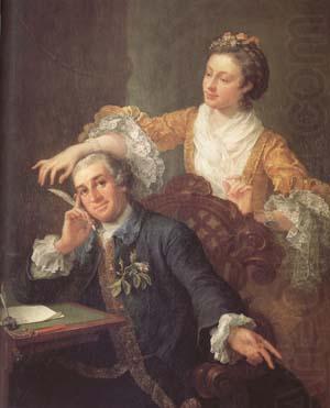 David Garrick and his Wife (mk25), HOGARTH, William